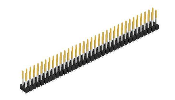 Fischer Elektronik Stiftleiste (Standard) Anzahl Reihen: 2 10054783 10St.