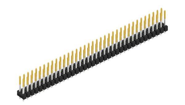 Fischer Elektronik Stiftleiste (Standard) Anzahl Reihen: 2 10054787 10St.