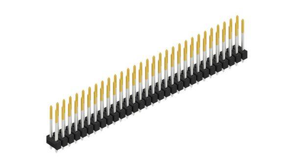 Fischer Elektronik Stiftleiste (Standard) Anzahl Reihen: 2 10054884 10St.