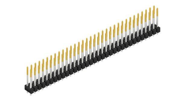 Fischer Elektronik Stiftleiste (Standard) Anzahl Reihen: 2 10054893 10St.