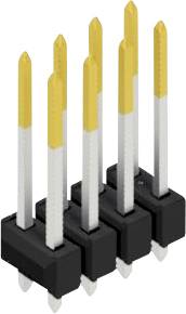 Fischer Elektronik Stiftleiste (Standard) Anzahl Reihen: 2 10054800 10St.