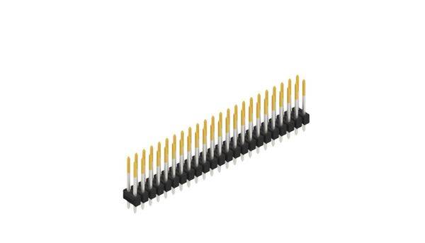 Fischer Elektronik Stiftleiste (Standard) Anzahl Reihen: 2 10055420 10St.