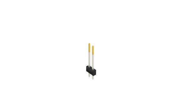 Fischer Elektronik Stiftleiste (Standard) Anzahl Reihen: 2 10055450 10St.