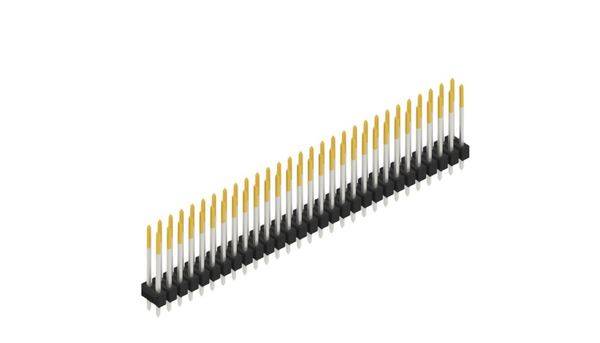 Fischer Elektronik Stiftleiste (Standard) Anzahl Reihen: 2 10055540 10St.