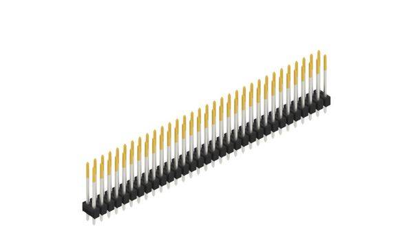 Fischer Elektronik Stiftleiste (Standard) Anzahl Reihen: 2 10055549 10St.