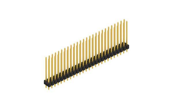 Fischer Elektronik Stiftleiste (Standard) Anzahl Reihen: 2 10055746 10St.