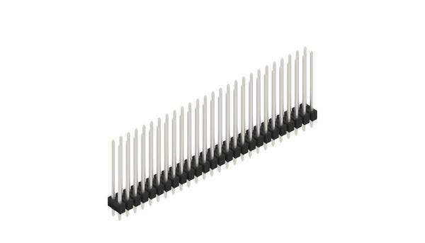 Fischer Elektronik Stiftleiste (Standard) Anzahl Reihen: 2 10055748 10St.