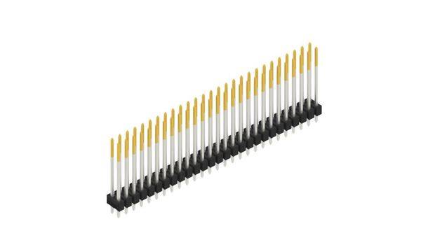 Fischer Elektronik Stiftleiste (Standard) Anzahl Reihen: 2 10055750 10St.