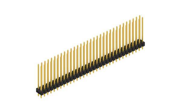 Fischer Elektronik Stiftleiste (Standard) Anzahl Reihen: 2 10055761 10St.