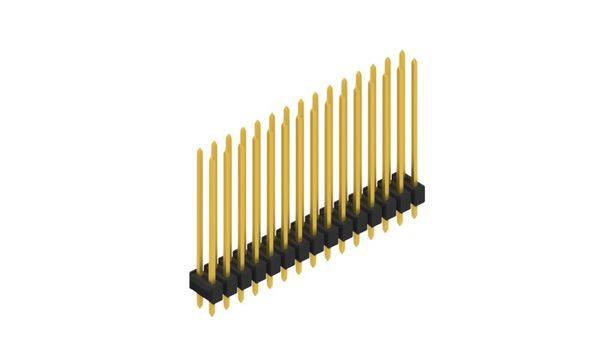 Fischer Elektronik Stiftleiste (Standard) Anzahl Reihen: 2 10055819 10St.