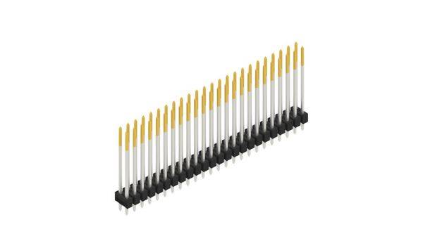 Fischer Elektronik Stiftleiste (Standard) Anzahl Reihen: 2 10055845 10St.