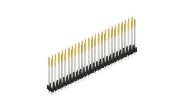 Fischer Elektronik Stiftleiste (Standard) Anzahl Reihen: 2 10055852 10St.