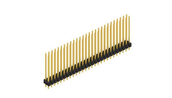 Fischer Elektronik Stiftleiste (Standard) Anzahl Reihen: 2 10055854 10St.