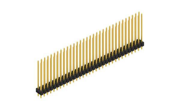 Fischer Elektronik Stiftleiste (Standard) Anzahl Reihen: 2 10055869 10St.