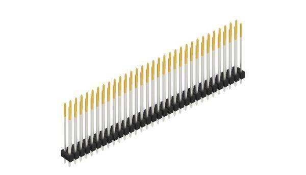 Fischer Elektronik Stiftleiste (Standard) Anzahl Reihen: 2 10055870 10St.