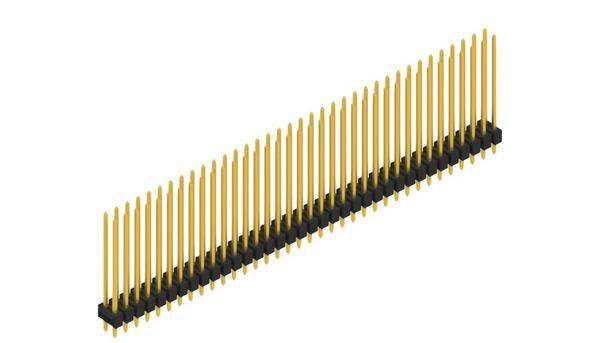 Fischer Elektronik Stiftleiste (Standard) Anzahl Reihen: 2 10055879 10St.