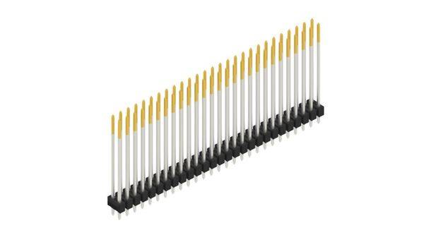 Fischer Elektronik Stiftleiste (Standard) Anzahl Reihen: 2 10055944 10St.
