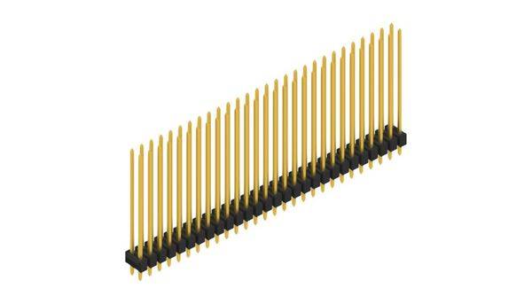 Fischer Elektronik Stiftleiste (Standard) Anzahl Reihen: 2 10055945 10St.