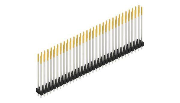 Fischer Elektronik Stiftleiste (Standard) Anzahl Reihen: 2 SL2231664S 10St.