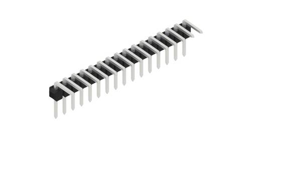 Fischer Elektronik Stiftleiste (Standard) Anzahl Reihen: 1 10056096 10St.