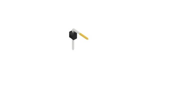 Fischer Elektronik Stiftleiste (Standard) Anzahl Reihen: 1 SL30801S 10St.