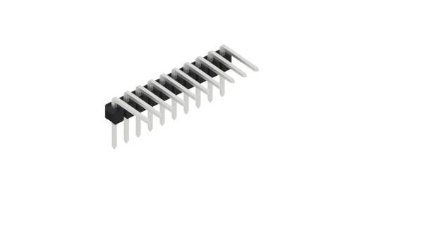 Fischer Elektronik Stiftleiste (Standard) Anzahl Reihen: 1 10056139 10St.