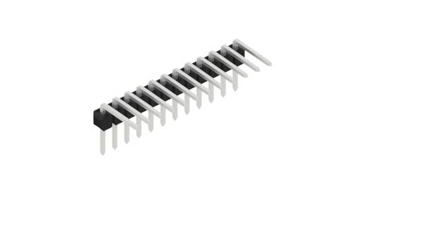 Fischer Elektronik Stiftleiste (Standard) Anzahl Reihen: 1 SL308012Z 10St.