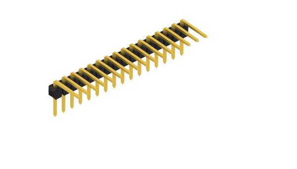 Fischer Elektronik Stiftleiste (Standard) Anzahl Reihen: 1 10056145 10St.