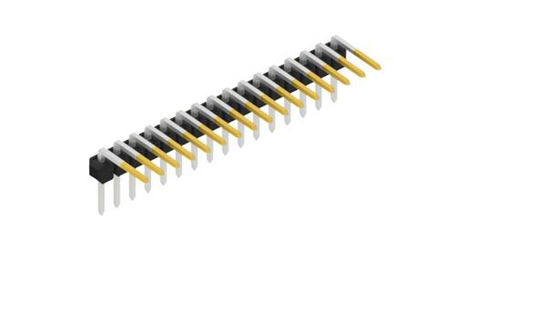 Fischer Elektronik Stiftleiste (Standard) Anzahl Reihen: 1 10056146 10St.