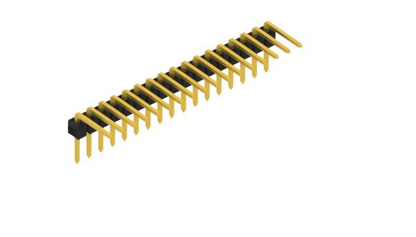 Fischer Elektronik Stiftleiste (Standard) Anzahl Reihen: 1 SL308017G 10St.