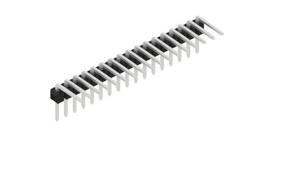 Fischer Elektronik Stiftleiste (Standard) Anzahl Reihen: 1 SL308017Z 10St.