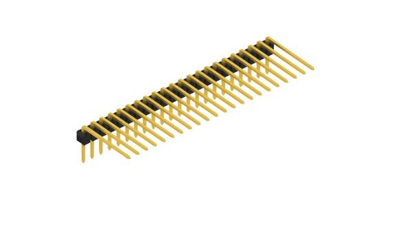 Fischer Elektronik Stiftleiste (Standard) Anzahl Reihen: 1 SL315222G 10St.