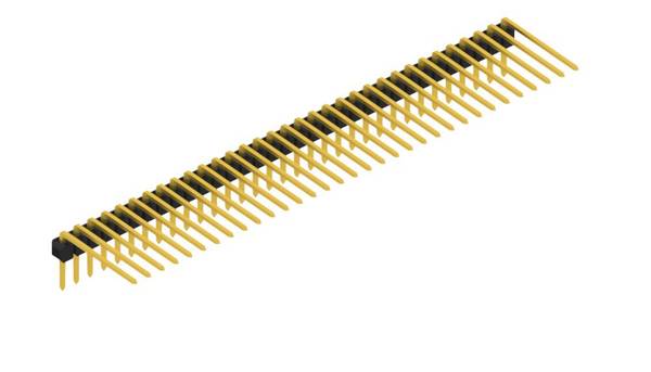 Fischer Elektronik Stiftleiste (Standard) Anzahl Reihen: 1 SL315233G 10St.