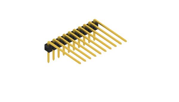 Fischer Elektronik Stiftleiste (Standard) Anzahl Reihen: 1 10138175 10St.