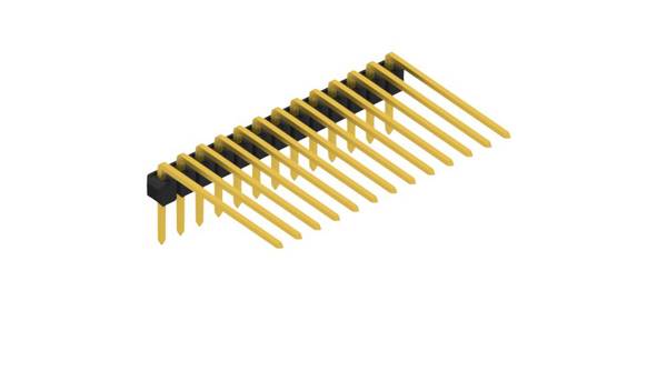 Fischer Elektronik Stiftleiste (Standard) Anzahl Reihen: 1 SL318213G 10St.