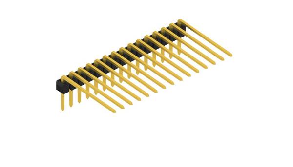 Fischer Elektronik Stiftleiste (Standard) Anzahl Reihen: 1 SL318215G 10St.