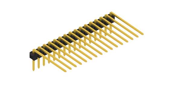Fischer Elektronik Stiftleiste (Standard) Anzahl Reihen: 1 SL318216G 10St.