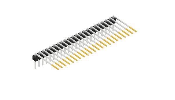 Fischer Elektronik Stiftleiste (Standard) Anzahl Reihen: 1 SL318222S 10St.