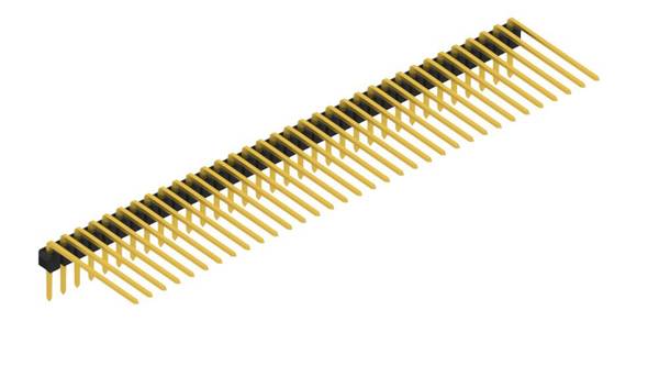 Fischer Elektronik Stiftleiste (Standard) Anzahl Reihen: 1 SL318234G 10St.