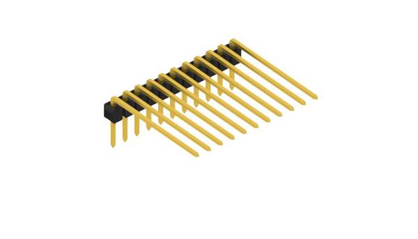 Fischer Elektronik Stiftleiste (Standard) Anzahl Reihen: 1 SL320711G 10St.