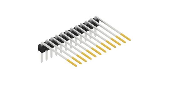 Fischer Elektronik Stiftleiste (Standard) Anzahl Reihen: 1 SL320712S 10St.