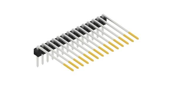 Fischer Elektronik Stiftleiste (Standard) Anzahl Reihen: 1 SL320714S 10St.