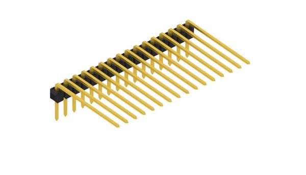 Fischer Elektronik Stiftleiste (Standard) Anzahl Reihen: 1 SL320716G 10St.