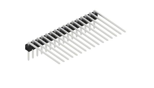 Fischer Elektronik Stiftleiste (Standard) Anzahl Reihen: 1 SL320716Z 10St.