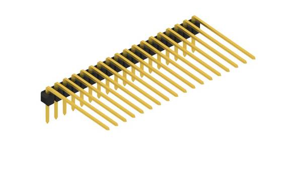 Fischer Elektronik Stiftleiste (Standard) Anzahl Reihen: 1 SL320718G 10St.