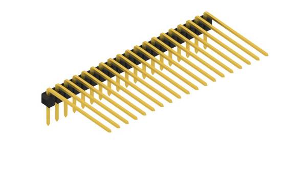 Fischer Elektronik Stiftleiste (Standard) Anzahl Reihen: 1 SL320719G 10St.