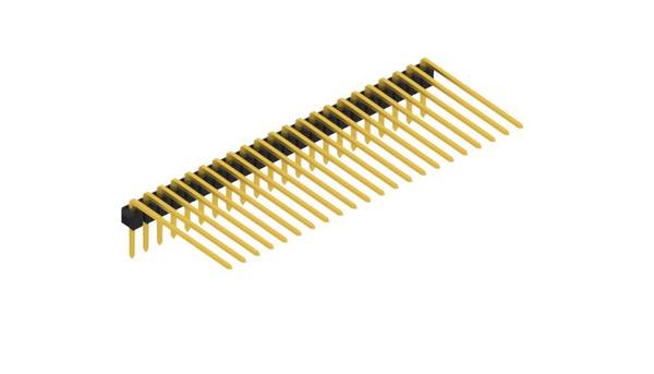 Fischer Elektronik Stiftleiste (Standard) Anzahl Reihen: 1 SL320722G 10St.