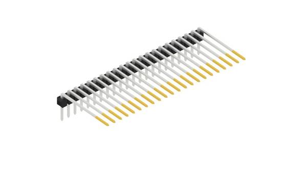 Fischer Elektronik Stiftleiste (Standard) Anzahl Reihen: 1 SL320722S 10St.