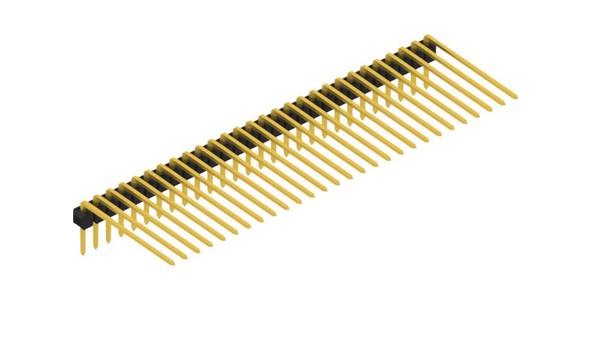 Fischer Elektronik Stiftleiste (Standard) Anzahl Reihen: 1 SL320728G 10St.
