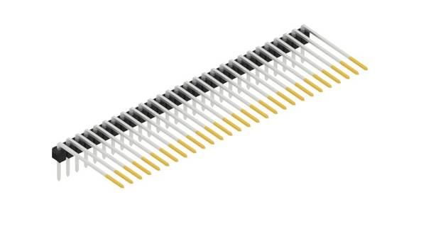 Fischer Elektronik Stiftleiste (Standard) Anzahl Reihen: 1 SL320728S 10St.